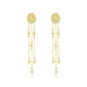 Comet Earrings in 925 Silver Yellow Gold Plated